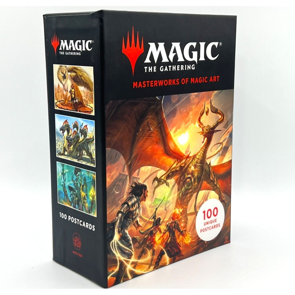 Magic The Gathering Masterworks Of Magic Art 100 Postcards Box Set New Sealed